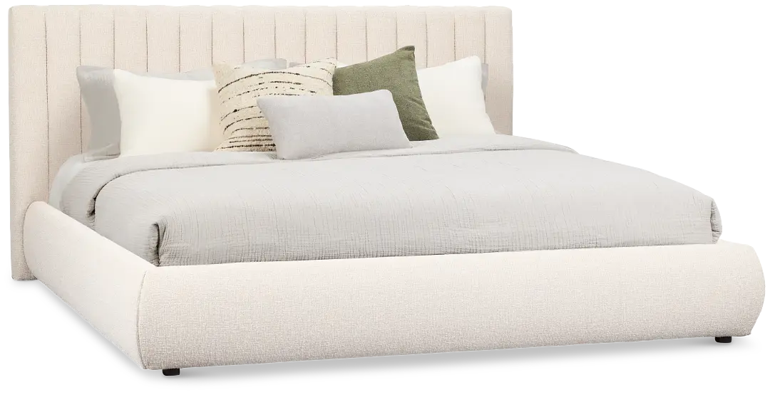 Nomad Light Beige Uph Platform Bed Nomad Light Beige Uph Platform Bed