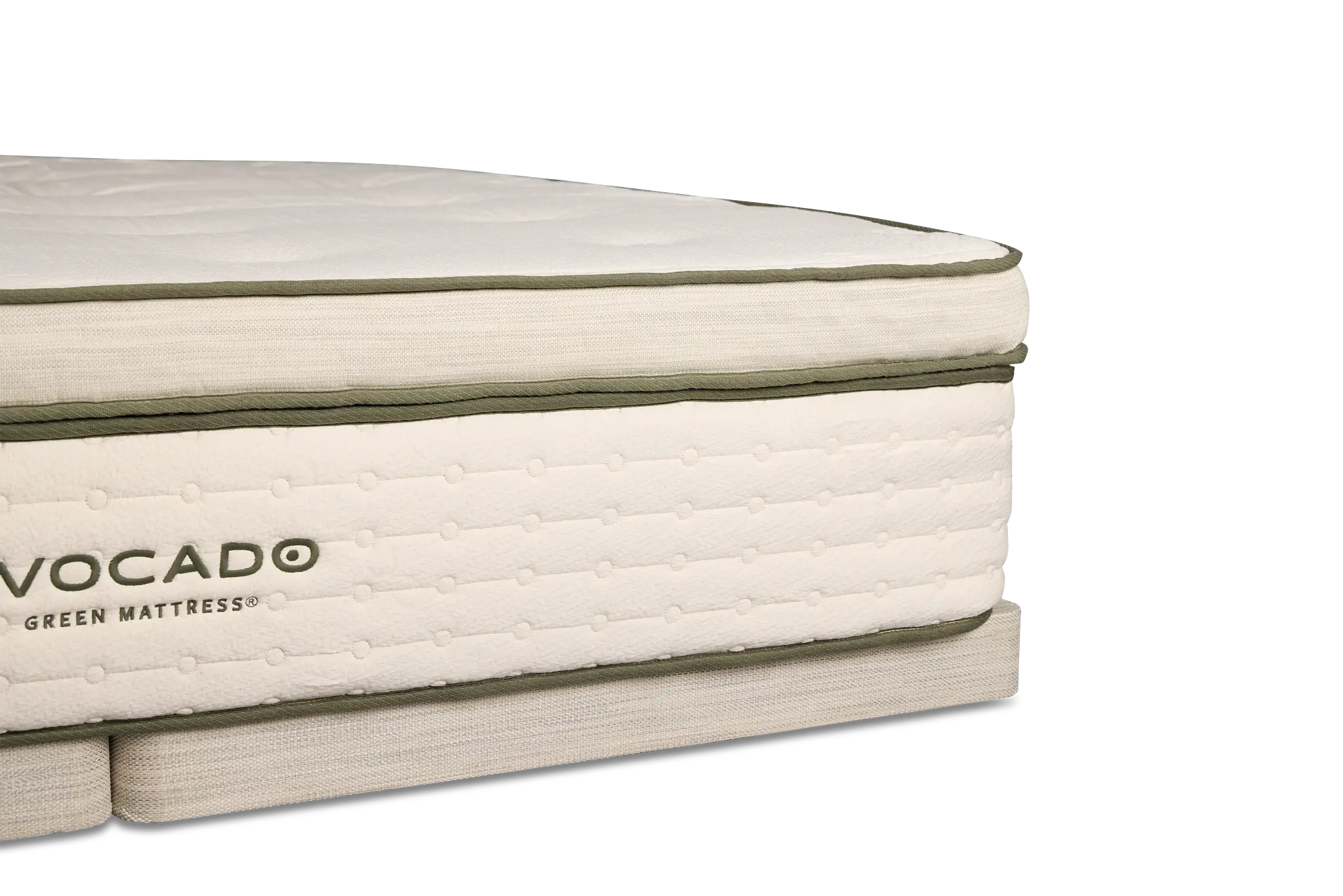 Avocado Green Plush Low-profile Mattress Set Avocado Green Plush Low-profile Mattress Set