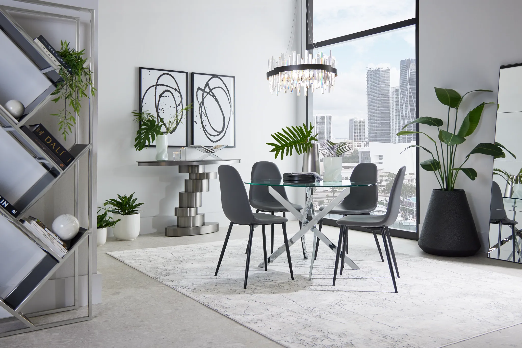 Arrow Black Bookcase