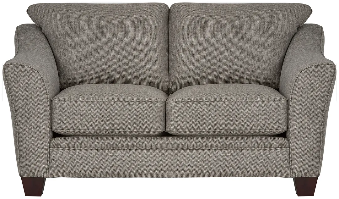 Avery Dark Gray Fabric Loveseat