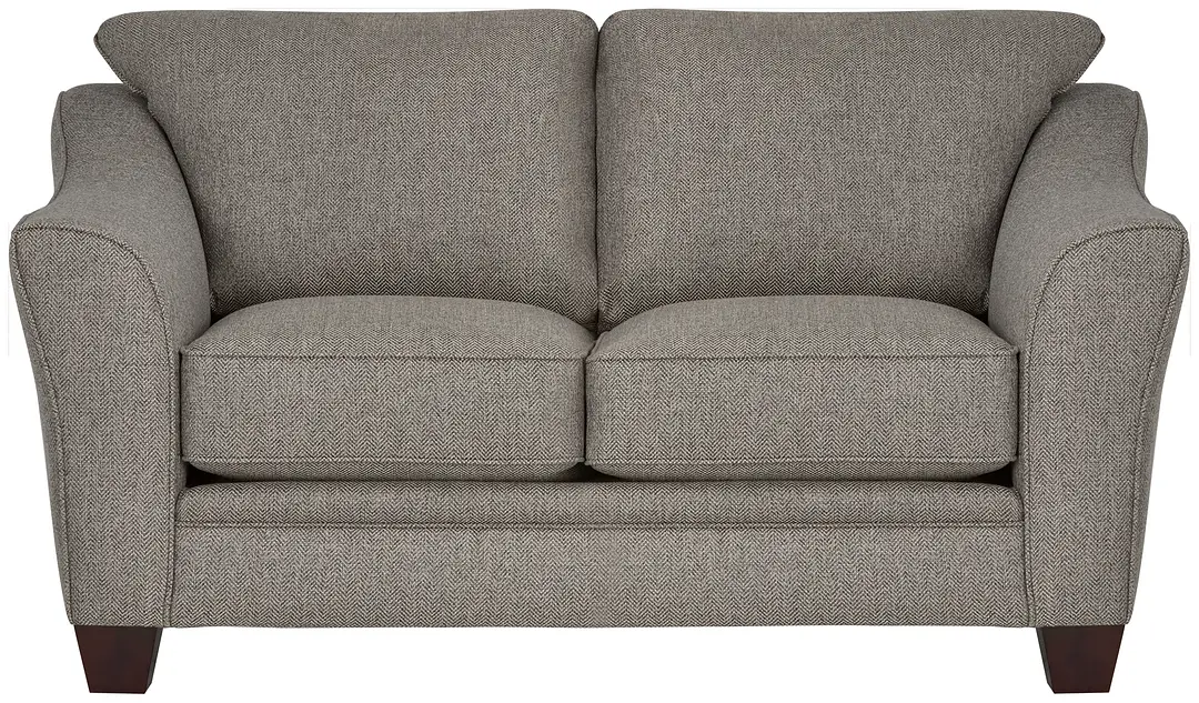 Avery Dark Gray Fabric Loveseat Avery Dark Gray Fabric Loveseat