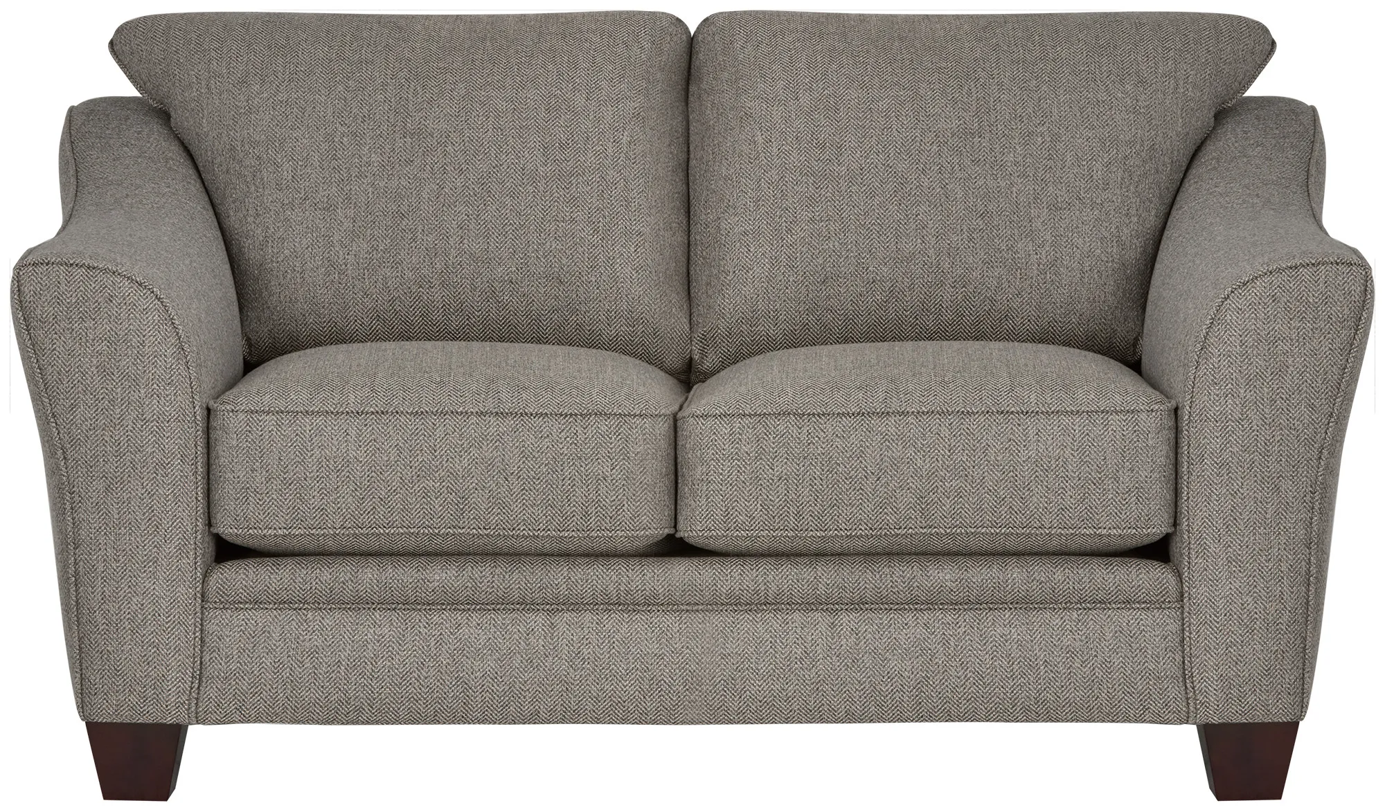 Avery Dark Gray Fabric Loveseat