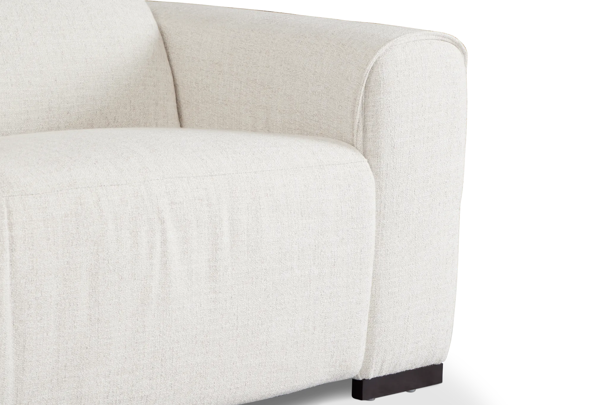 Ellis Light Beige Fabric Medium Dual Power 2-arm Reclining Sectional