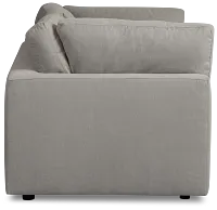 Grant Light Gray Fabric Sofa