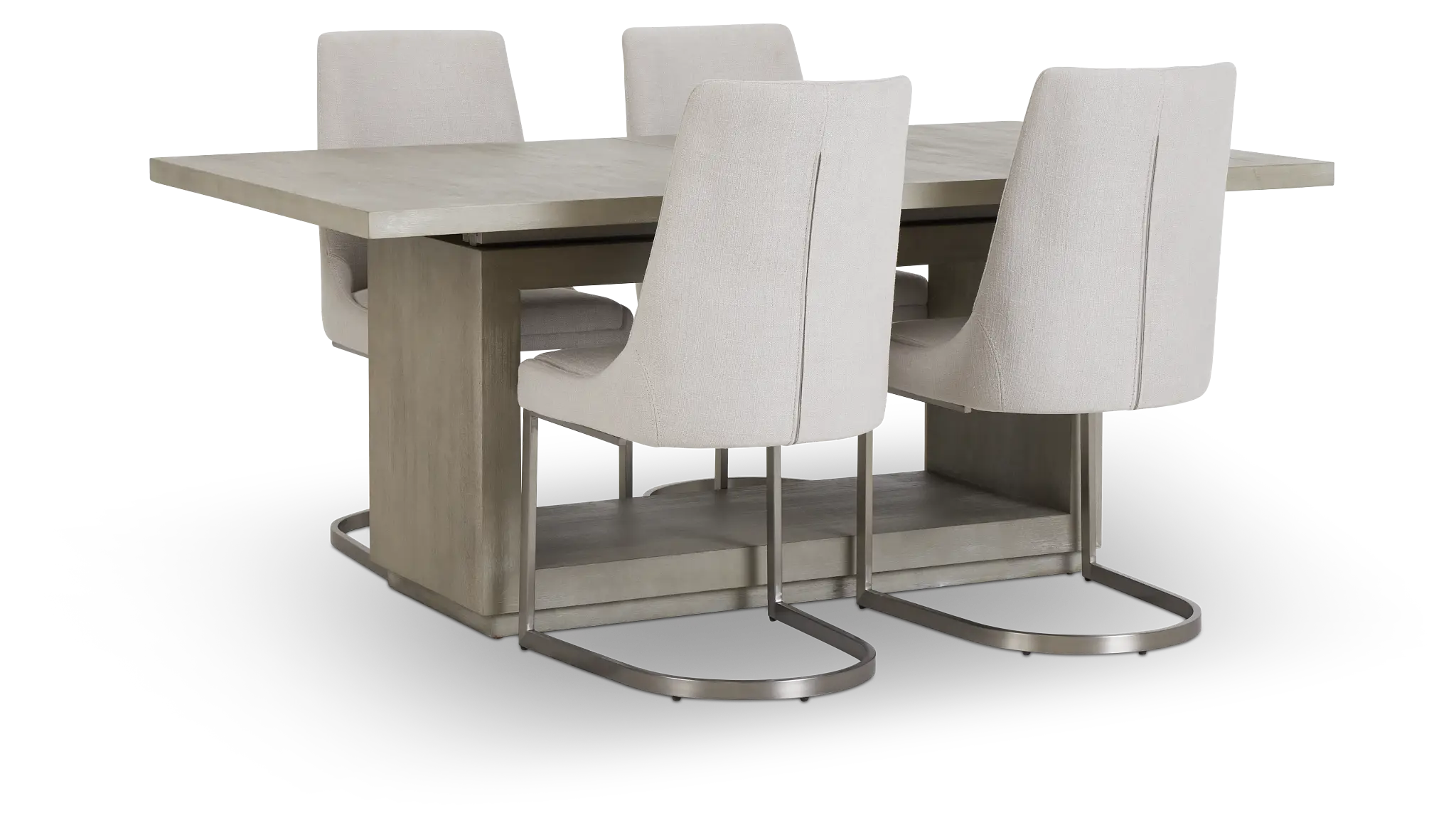 Madden Light Tone Rect Table & 4 Chairs Madden Light Tone Rect Table & 4 Chairs