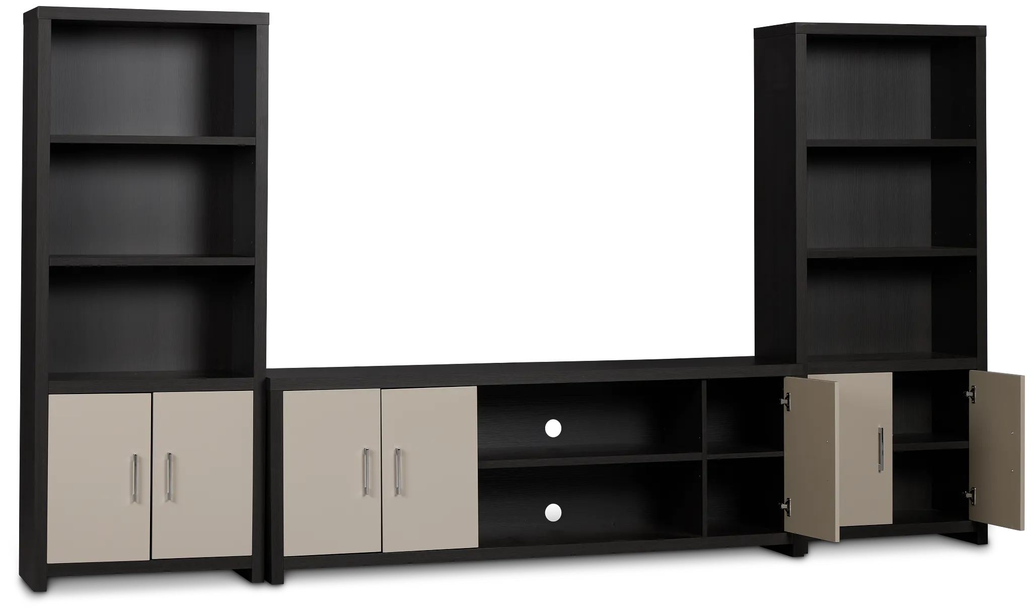 Pomona Gray Entertainment Wall