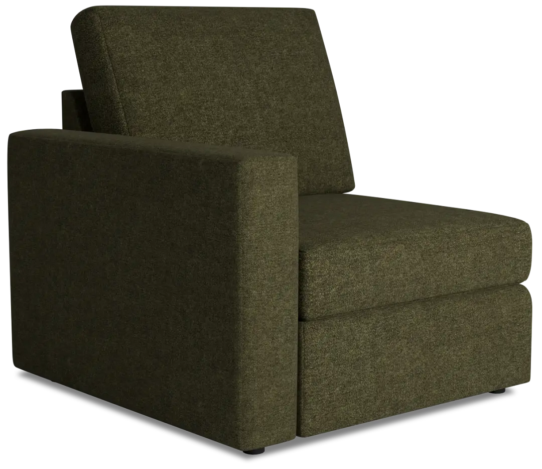 Citymod Green Fabric Left Chair Citymod Green Fabric Left Chair