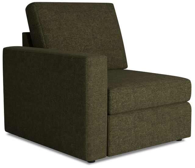 Citymod Green Fabric Left Chair