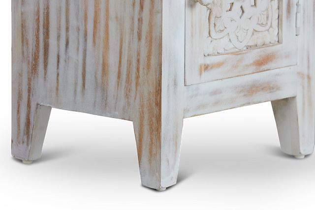 Celine Whitewash Accent Table