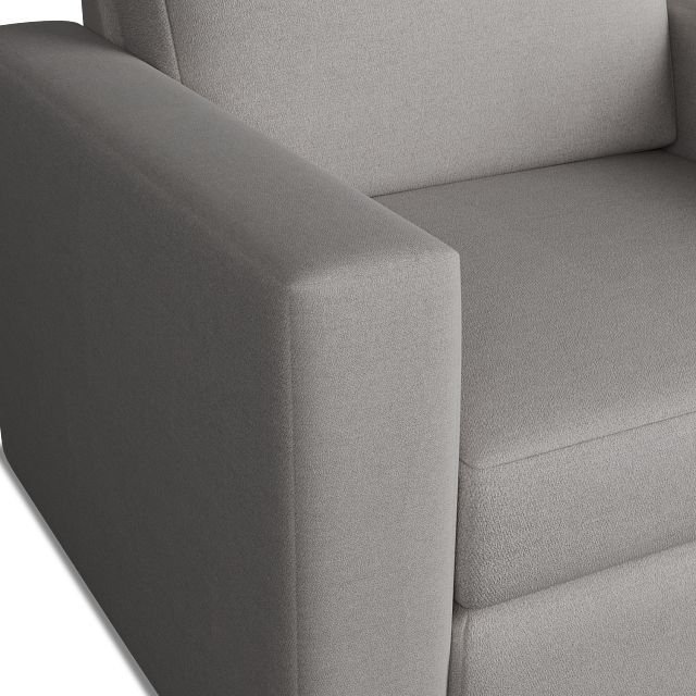 Citymod Light Gray Fabric Swivel Chair