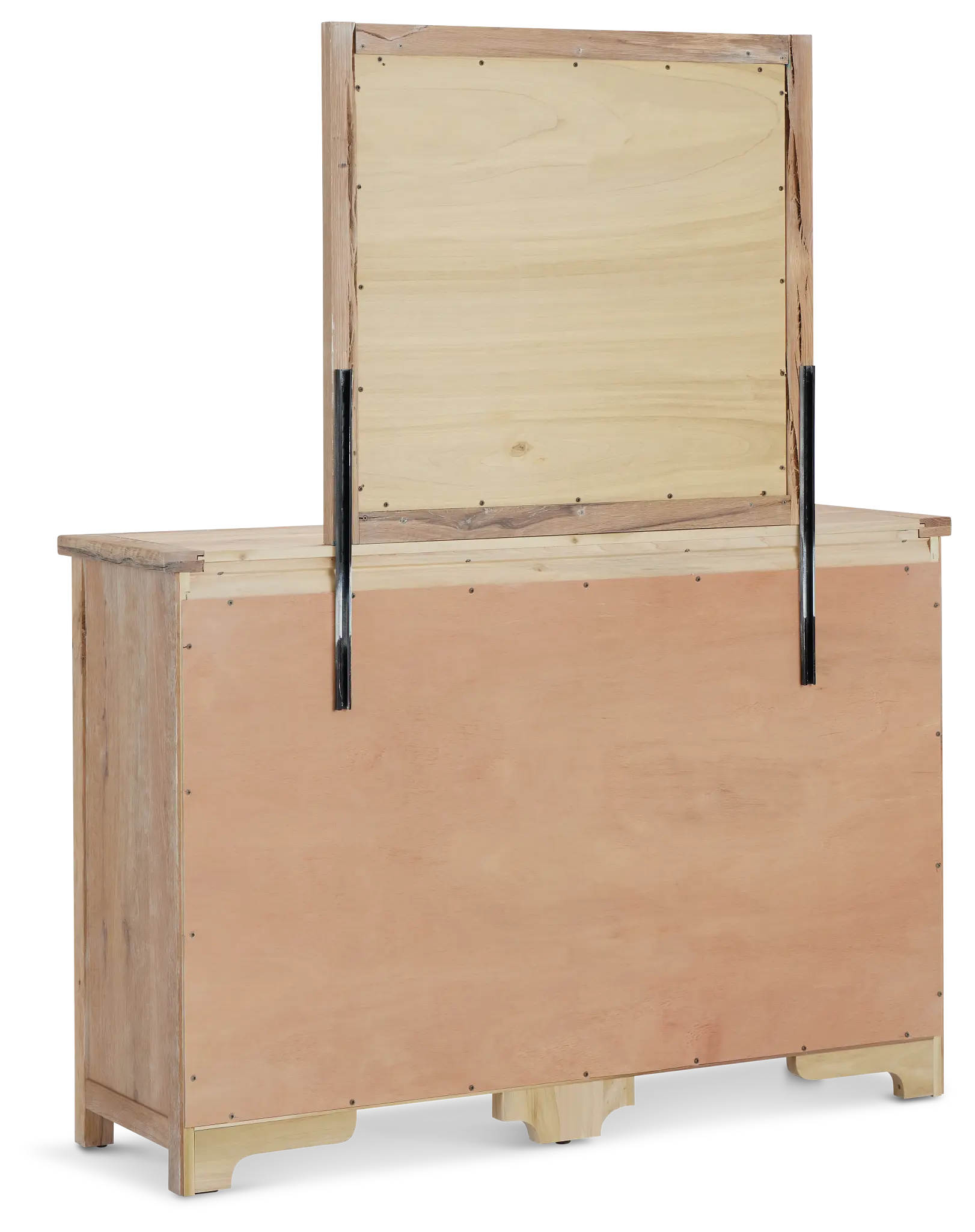 Salt Lake Light Tone Dresser & Mirror Salt Lake Light Tone Dresser & Mirror