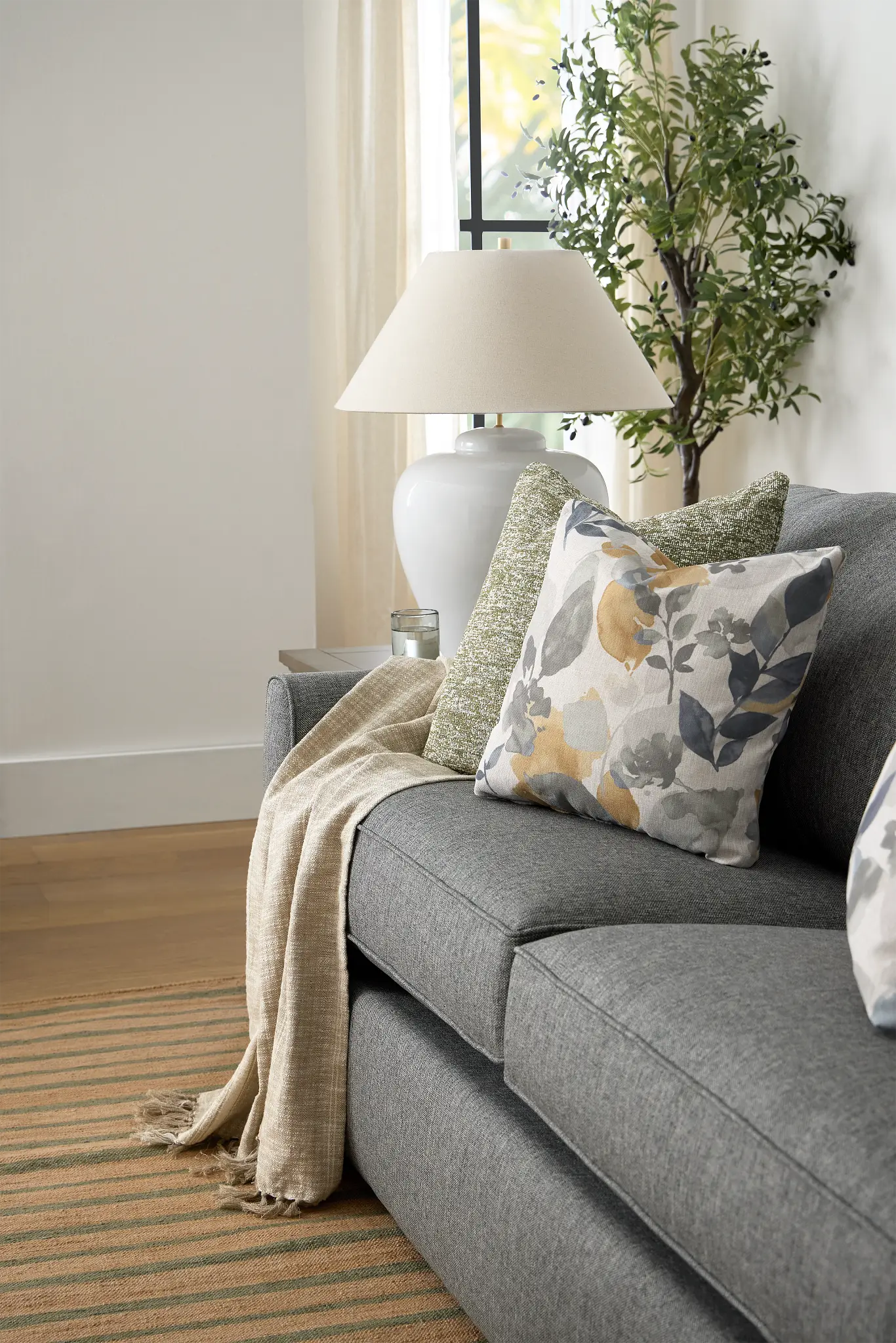 Wellstone Gray 18" Accent Pillow Wellstone Gray 18" Accent Pillow