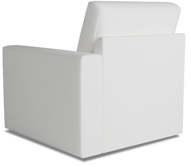 Citymod White Fabric Right Chair