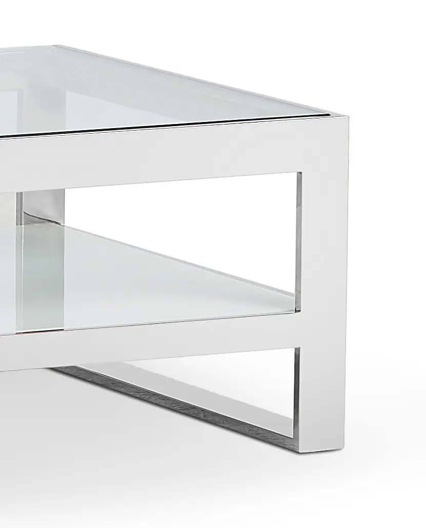 Miami White Glass Rectangular Coffee Table Miami White Glass Rectangular Coffee Table