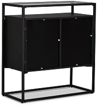 Dax Black Two-door Cabinet