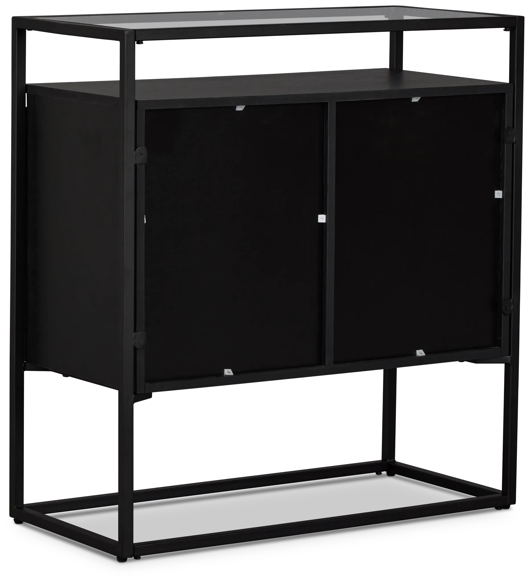 Dax Black Two-door Cabinet