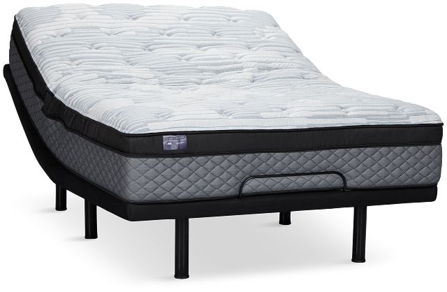 Kevin Charles By Sealy Signature Plush Deluxe Adjustable Mattress Set