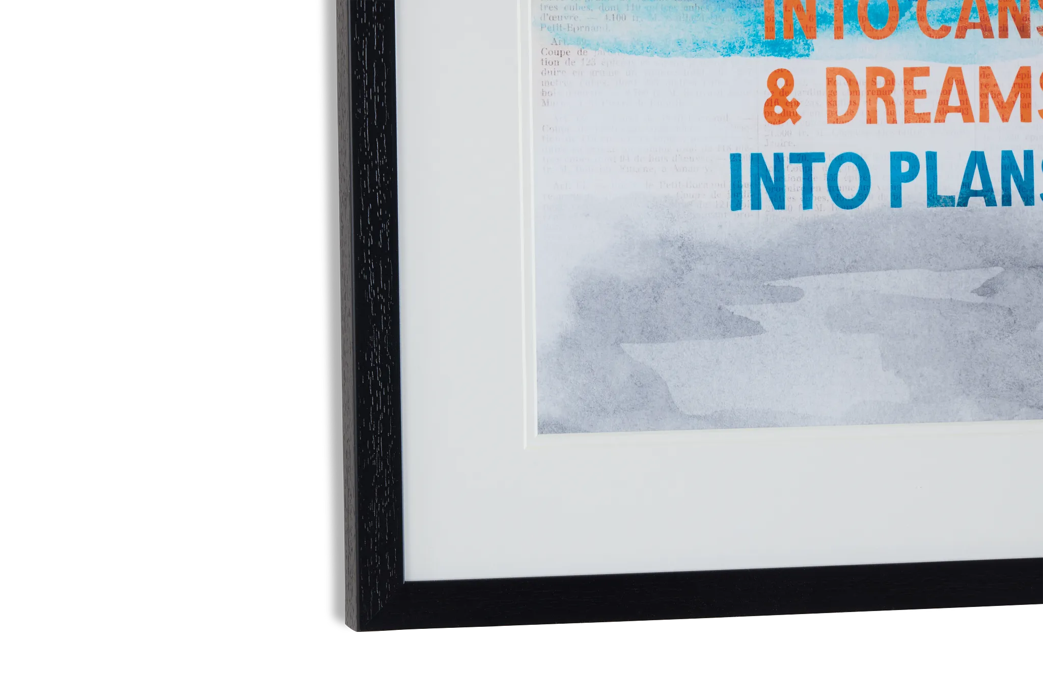 Plans Multicolored Framed Wall Art