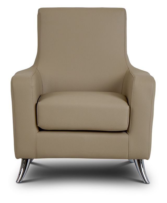 Marquez Taupe Micro Accent Chair (2)