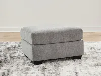 Loreo Light Gray Micro Ottoman