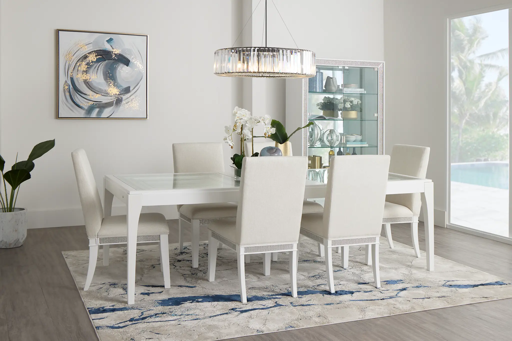 Milan White Curio Milan White Curio