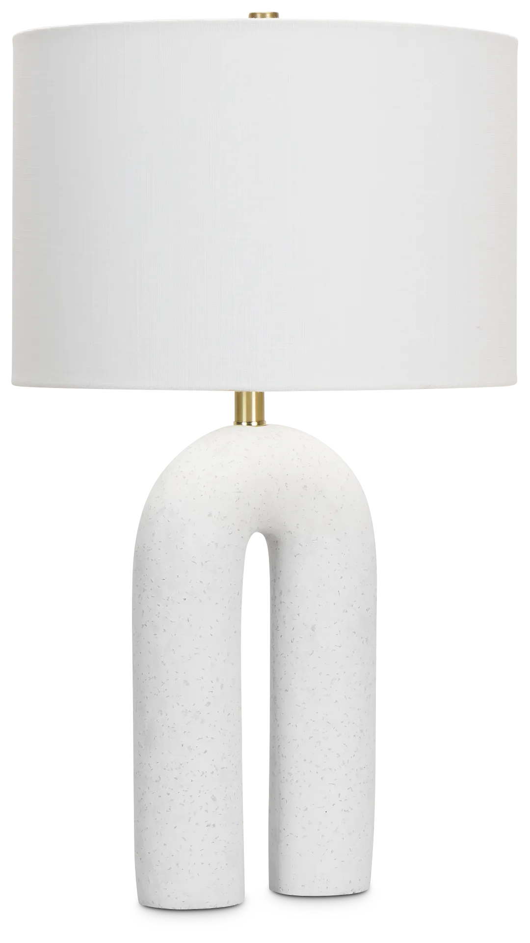 Adler White Terrazzo Table Lamp