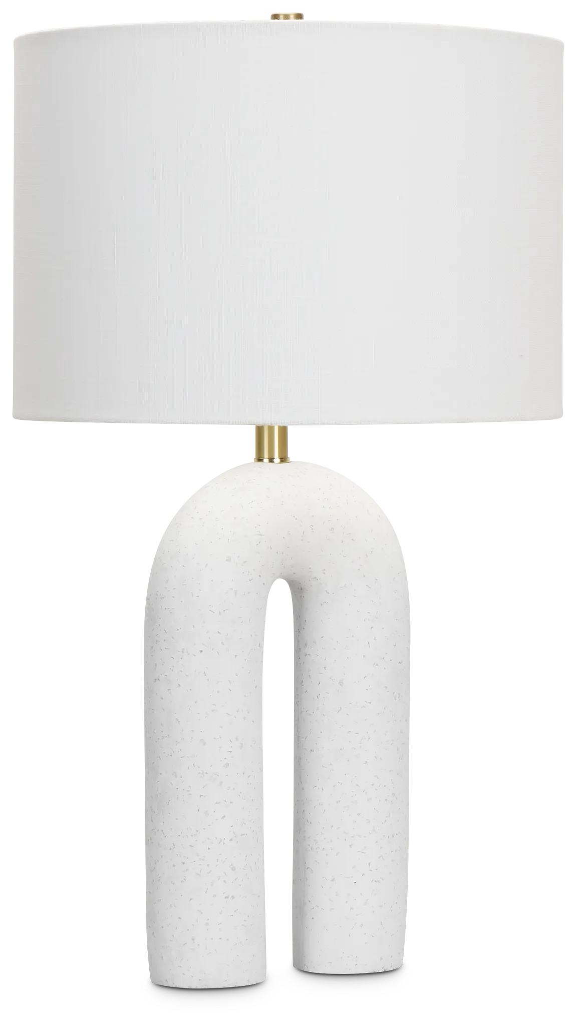 Adler White Terrazzo Table Lamp