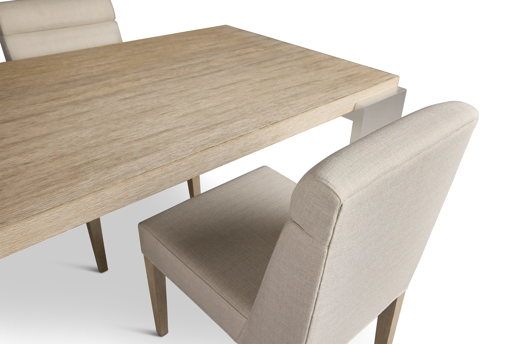 Miramar Light Tone Rectangular Table & 4 Upholstered Chairs Miramar Light Tone Rectangular Table & 4 Upholstered Chairs