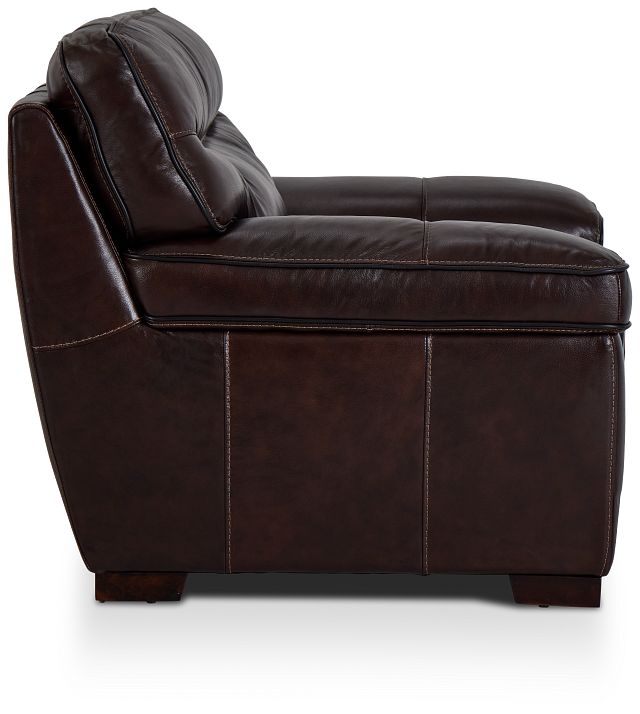 Alexander Dark Brown Leather Chair (2)