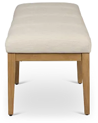 Tahoe Light Tone Upholstered Dining Bench