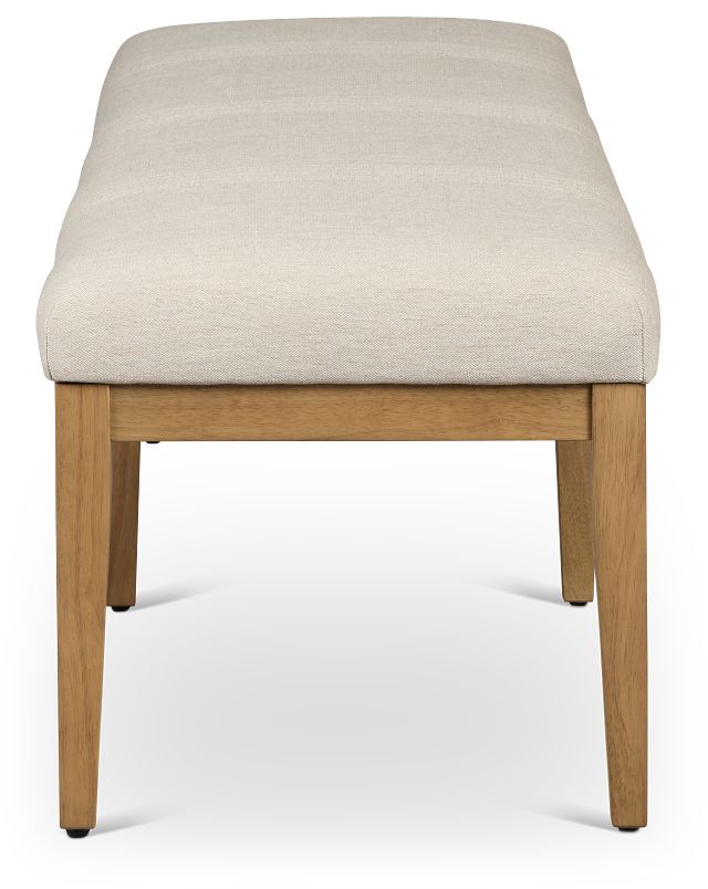 Tahoe Light Tone Upholstered Dining Bench