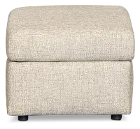 Maxwell Dark Gray Fabric Cocktail Ottoman