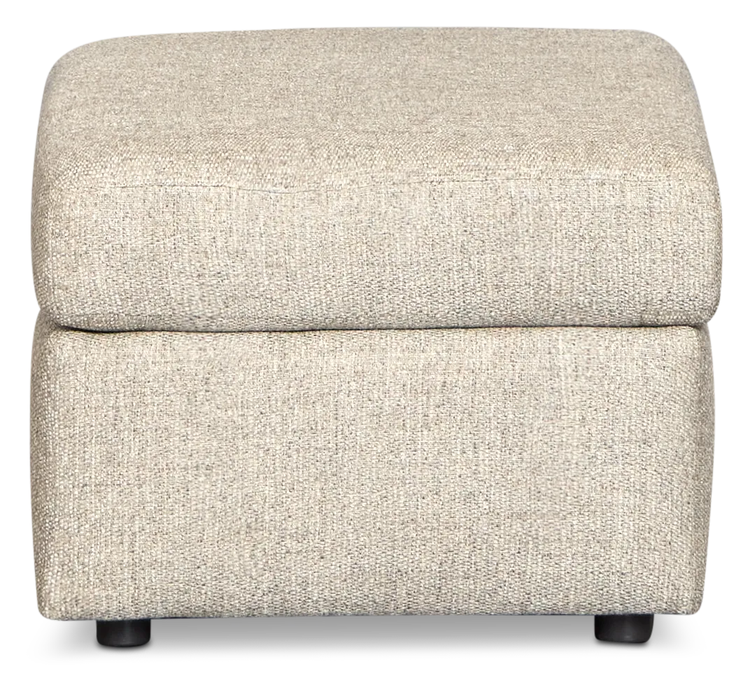 Maxwell Dark Gray Fabric Cocktail Ottoman