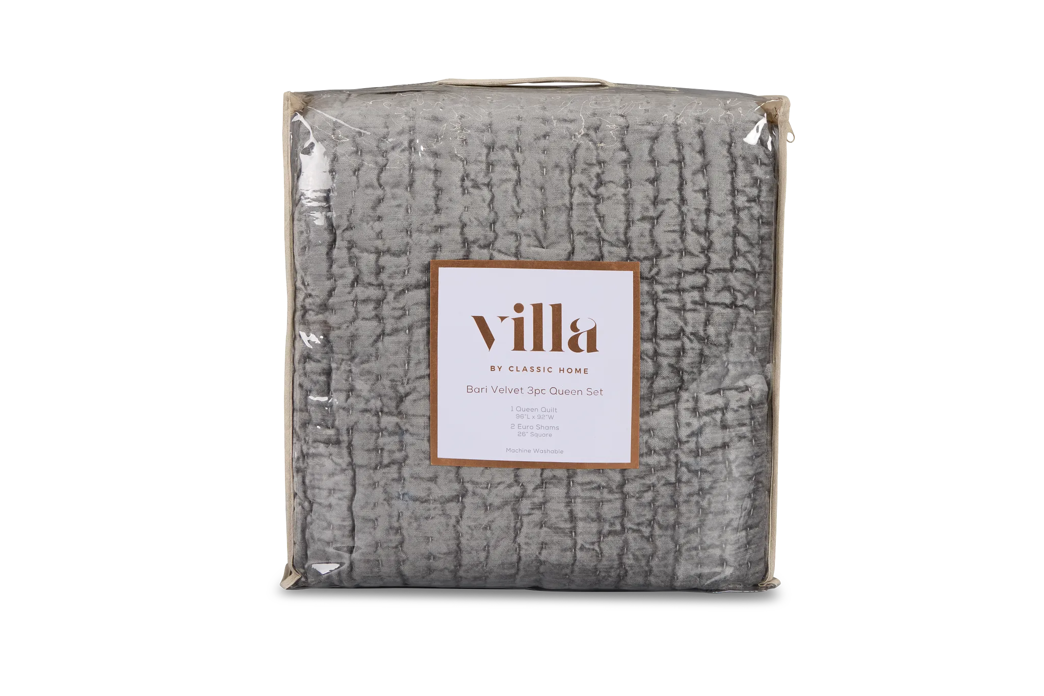 Barin Gray Coverlet Set