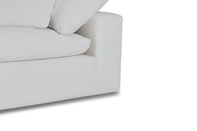 Nixon White Fabric 3 Piece Modular Sofa