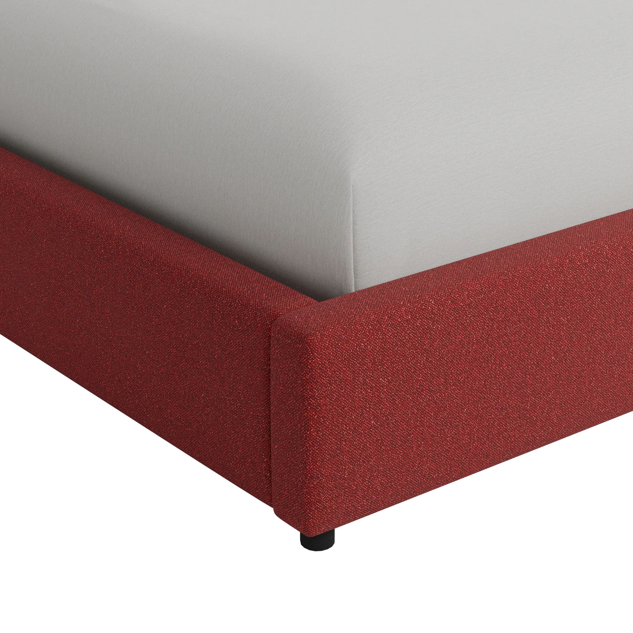 Captiva Elite Red 48" Upholstered Shelter Bed