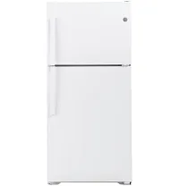 Ge 19 Series White Top Freezer Refrigerator