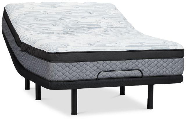 Kevin Charles By Sealy Signature Plush Plus Adjustable Mattress Set