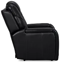 Eclipse Black Lthr/vinyl Power Recliner