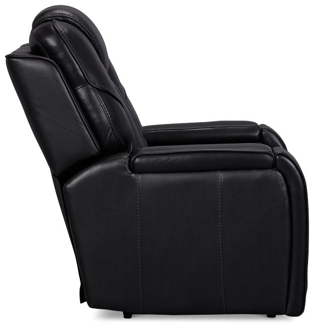 Eclipse Black Lthr/vinyl Power Recliner