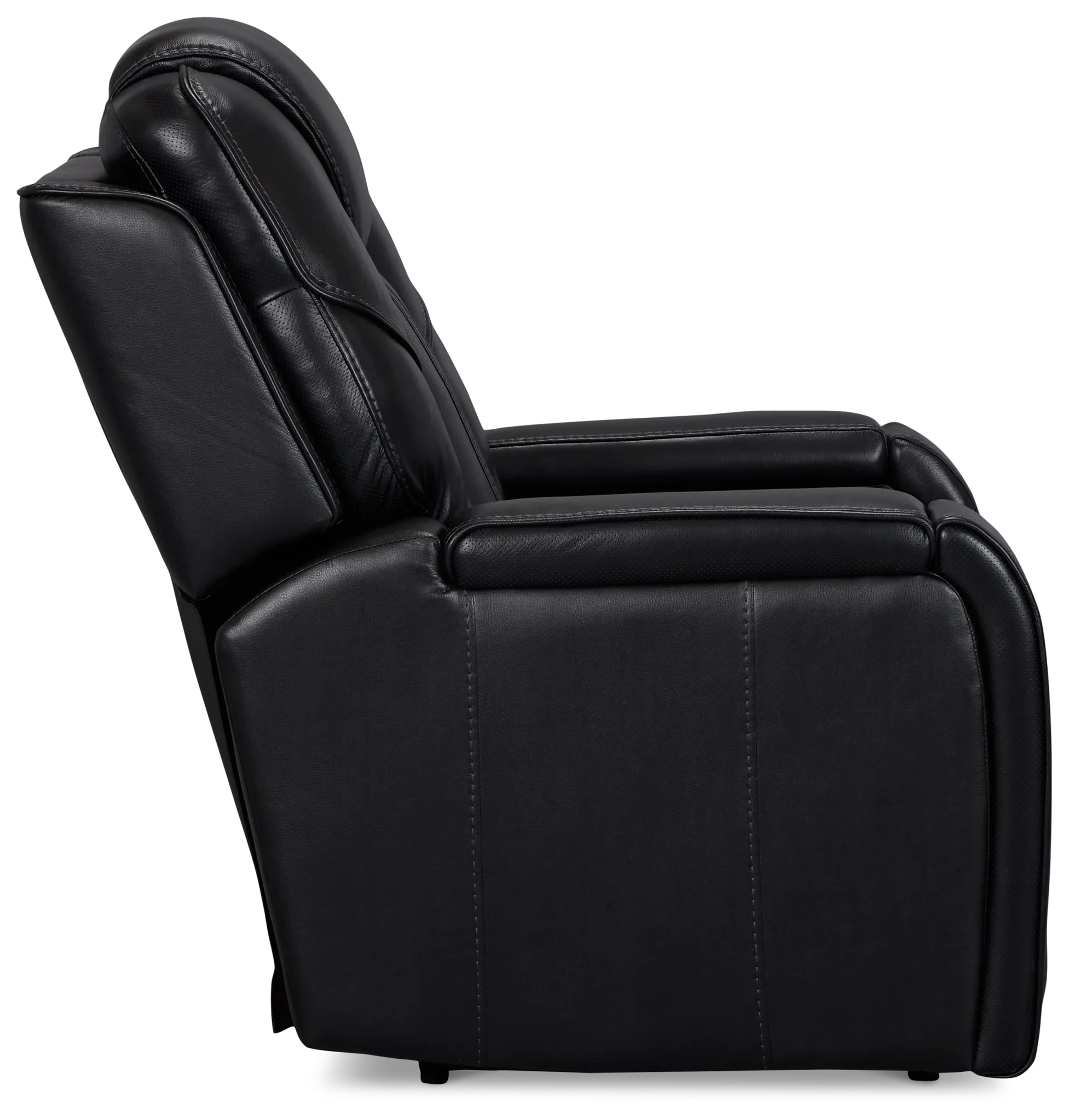 Eclipse Black Lthr/vinyl Power Recliner