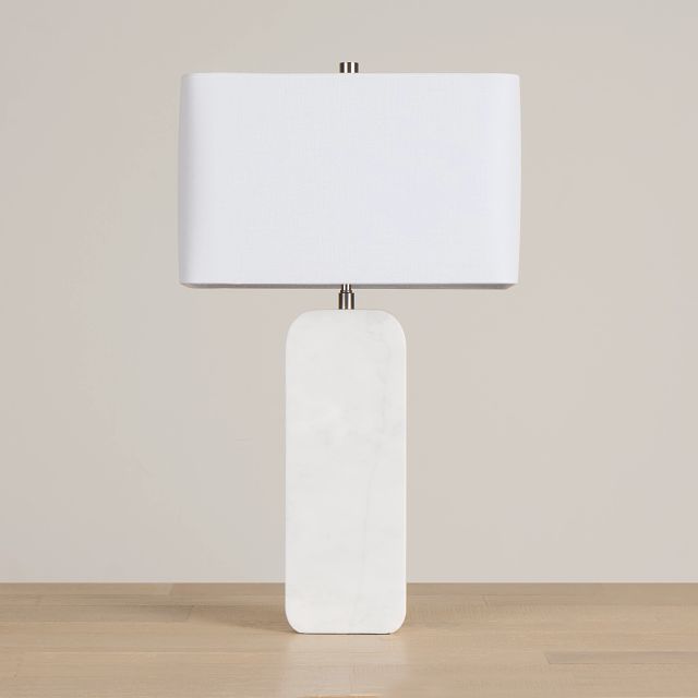 Odina White Table Lamp