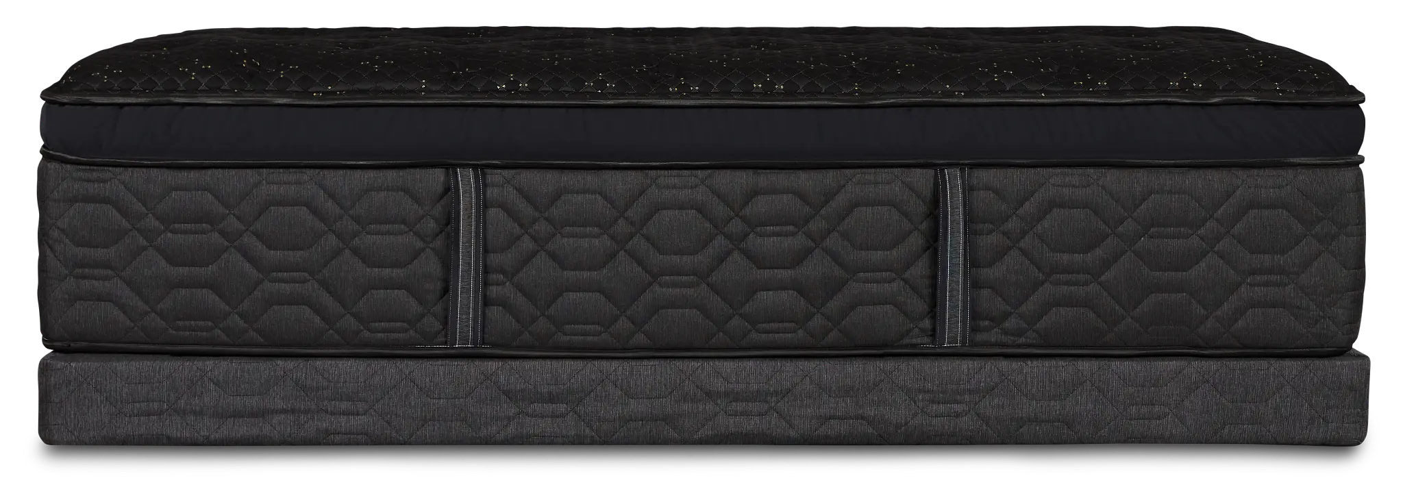 Beautyrest Black Series Four Summit Plush Low-profile Mattress Set Beautyrest Black Series Four Summit Plush Low-profile Mattress Set
