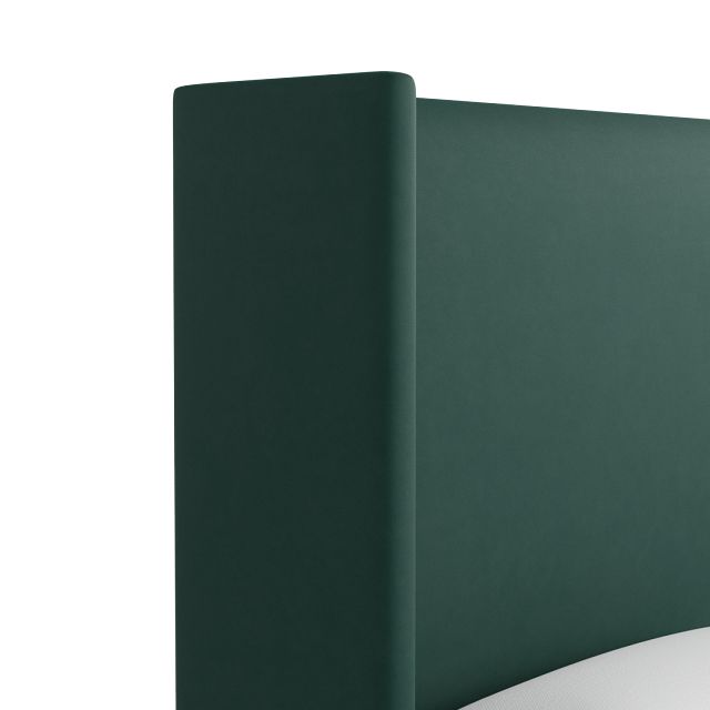 Captiva Joya Green 60" Upholstered Shelter Bed