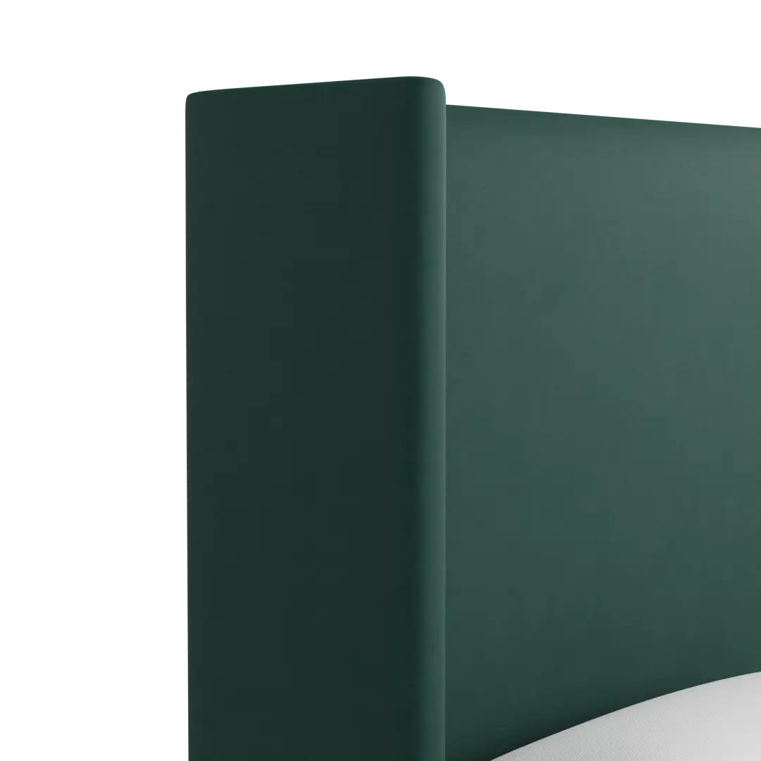 Captiva Joya Green 60" Upholstered Shelter Bed Captiva Joya Green 60" Upholstered Shelter Bed