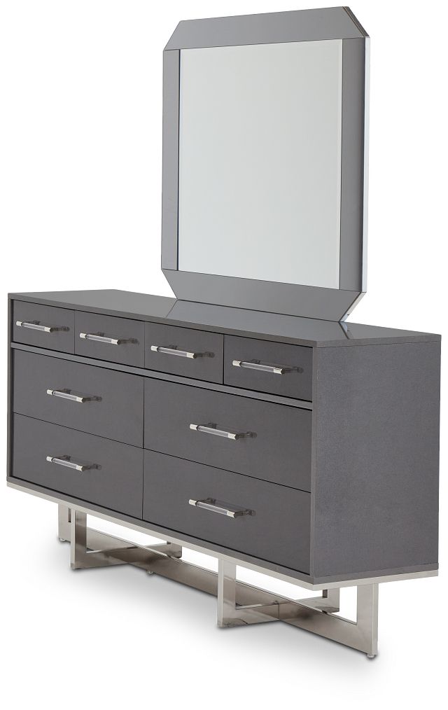 Cortina Gray Dresser & Mirror (8)