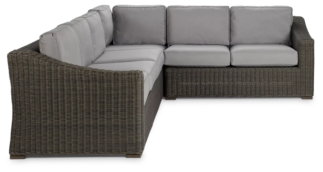 Canyon Gray Medium Left Sectional