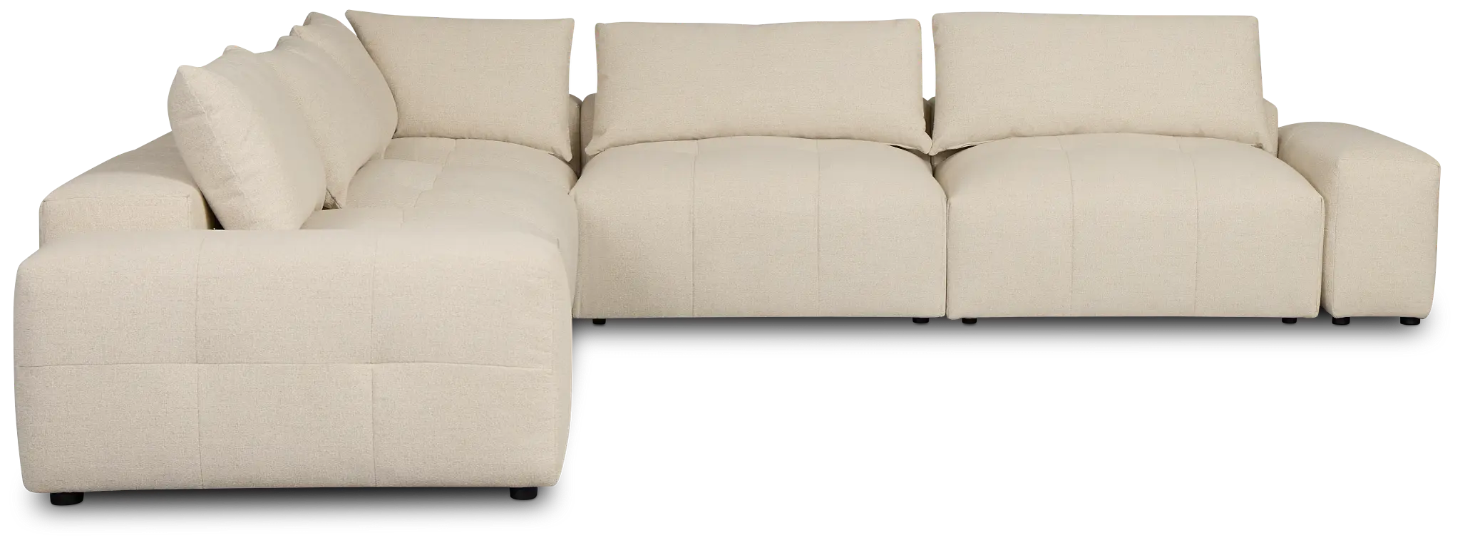 Remi Light Beige Fabric 7-piece Modular Sectional Remi Light Beige Fabric 7-piece Modular Sectional