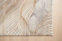 Valeria Gold 8x10 Area Rug