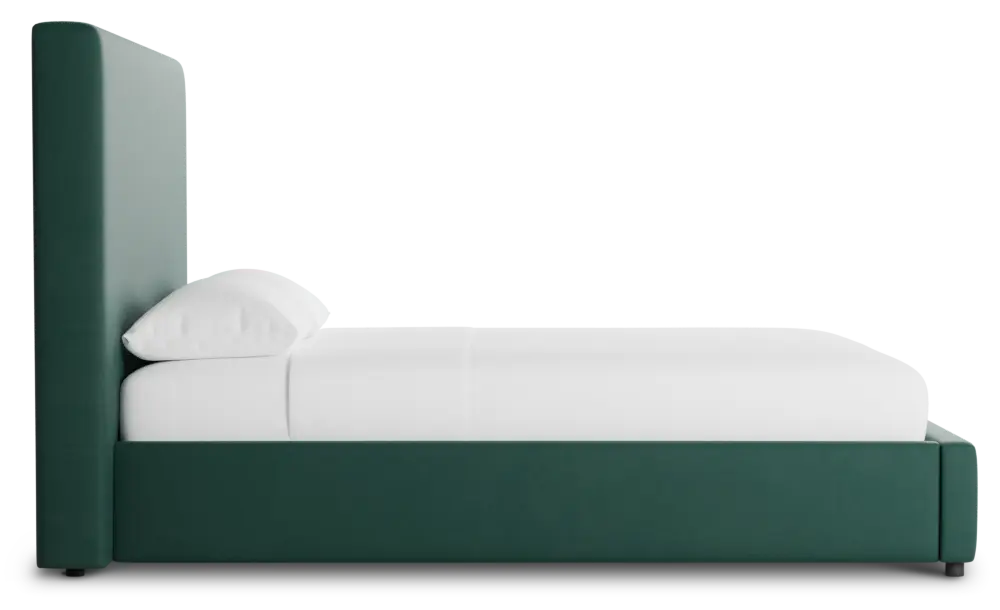 Grayton Joya Green 54" Upholstered Platform Bed Grayton Joya Green 54" Upholstered Platform Bed